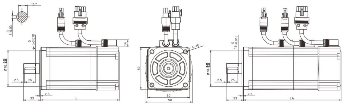 Installation Dimension Unit=mm