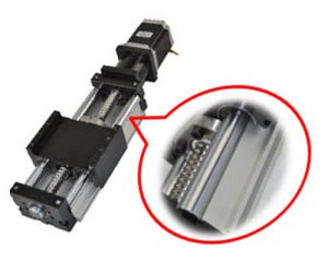 Linear Actuator DHK90 – Ballscrew Slide Twin Round Shaft, 0.6meter