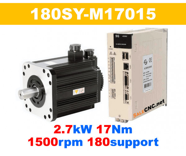 เซอร์โวมอเตอร์ไดร์ Servo Motor & Drive 2.7KW 17Nm 1500rpm 180support