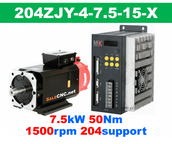 เซอร์โวมอเตอร์ไดร์ Servo Motor & Drive 7.5KW 50Nm 1500rpm 180support 380V