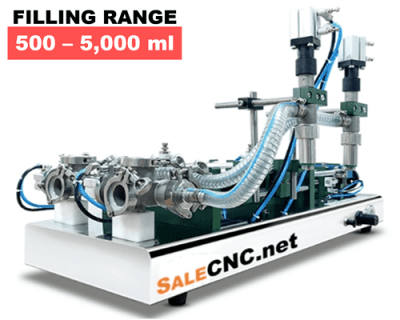 Automatic Liquid Filling Machine (Double) เครื่องบรรจุของเหลวอัตโนมัติ 500-5000 ml