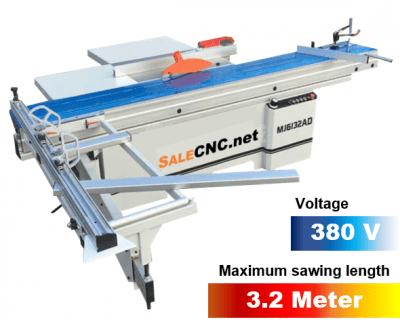 เครื่องตัดไม้ Cutting Wood Machine ยาว 3200mm 380V รุ่น MJ6132AD