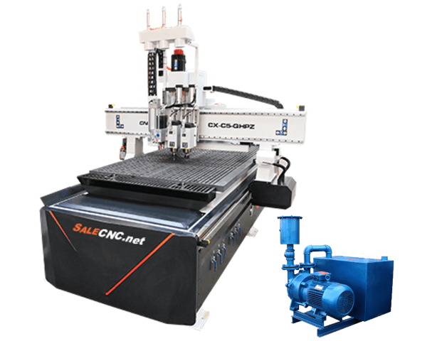 CNC Router 3 Heads 1325 Tool change 6KWx1 - 4.5KWx2