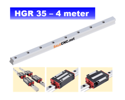 รางสไลด์ รางเลื่อน Linear Rail HGR35 ความยาว 4 เมตร
