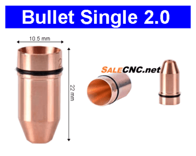 Laser Nozzle Bullet-2.0mm (Single) หัวตัดไฟเบอร์เลเซอร์