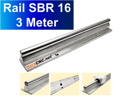 รางสไลด์ รางเลื่อน Linear Rail SBR16 per 3 Meter