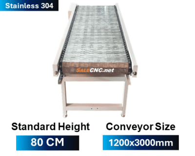 Stainless 304 Steel Conveyor สายพานลำเลียง สแตนเลส 1200x3000x800 mm