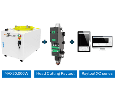 Fiber Laser30000W + Raytools Cutting Head + Raytool Control System