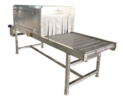 Conveyor 800×3500 mm + พร้อมอุโมงยาว 1500 mm