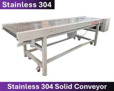 304 Stainless-Stainless 304 Solid Conveyor